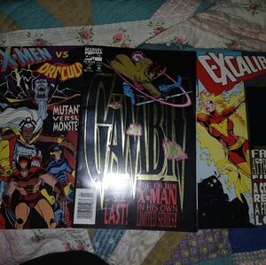 Marvel Black & Gold Gambit Comic Book Cover